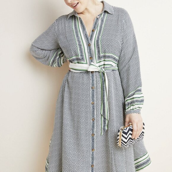 Maeve Constantine Midi Dress - 14 Anthropologie 💚 - Picture 4 of 14